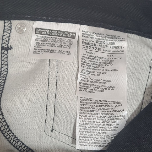 Levi's 510 Jeans, 34 W x 34 L, Black - Picture 5 of 5